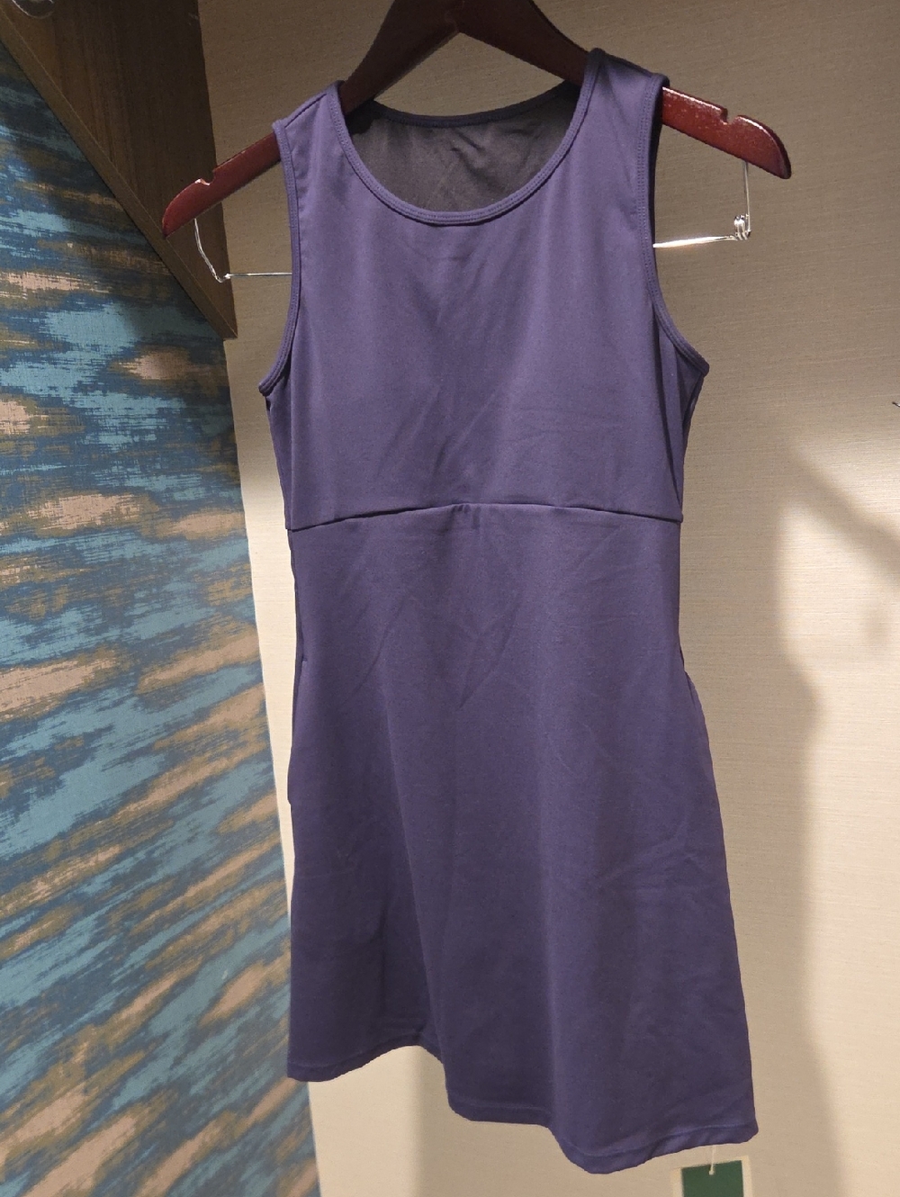 HALARA Blue Athletic Dress With Pockets